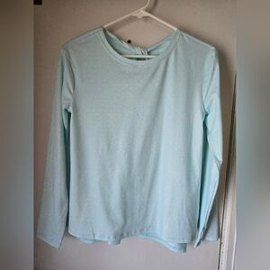 Light Blue Long Sleeve Top
